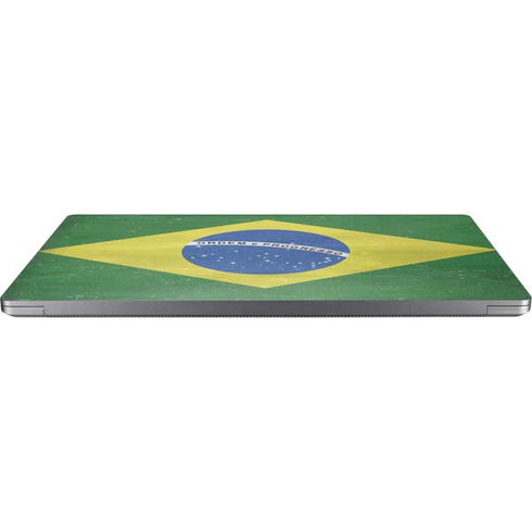 Brazil Flag Distressed Universal Laptop 18in (14.6 x 10.6in) Skin